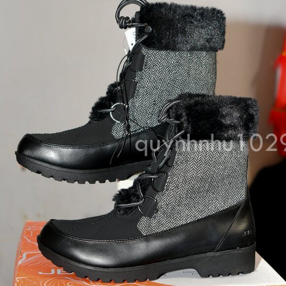 JBU Southgate Herringbone Women's Weather-Ready Winter Boots - Picture 5 of 7